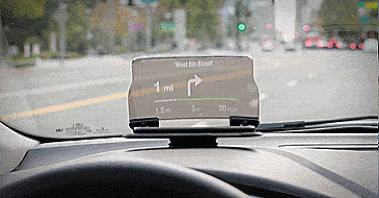 VIZR Head Up Display: Damit fahren Sie sicher mit dem Auto.