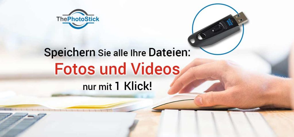 Für die sichere Aufbewahrung von Bildern und Videos
