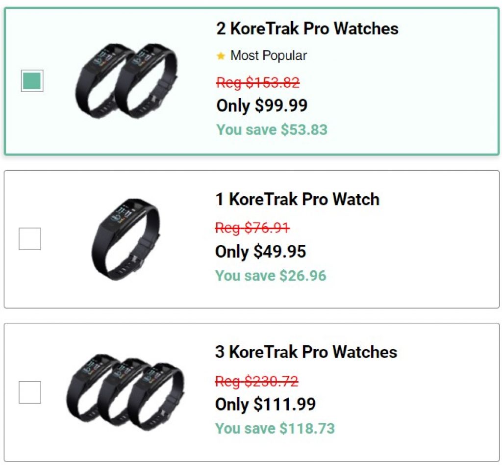 koretrak apps