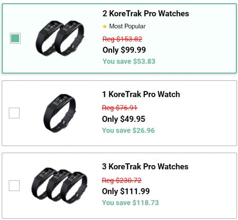 koretrak ratings