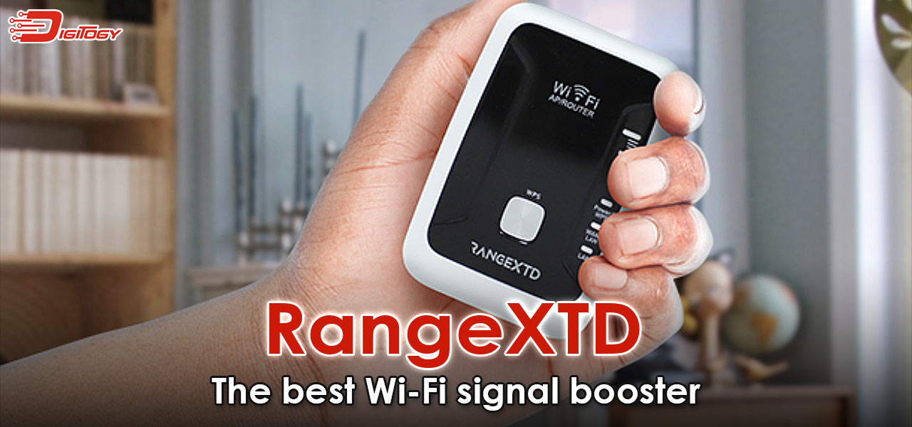 GetUSCart- RANGEXTD WiFi Extender with Ethernet Port - WiFi Signal Booster  for Home Increases Wi Fi Network Coverage, Up to 300mbps, 2.4 GHz Wireless  Repeater WiFi Range Extender