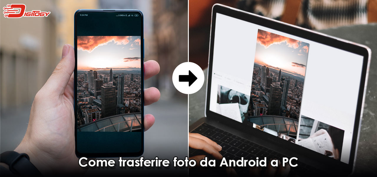 trasferire foto da android a pc