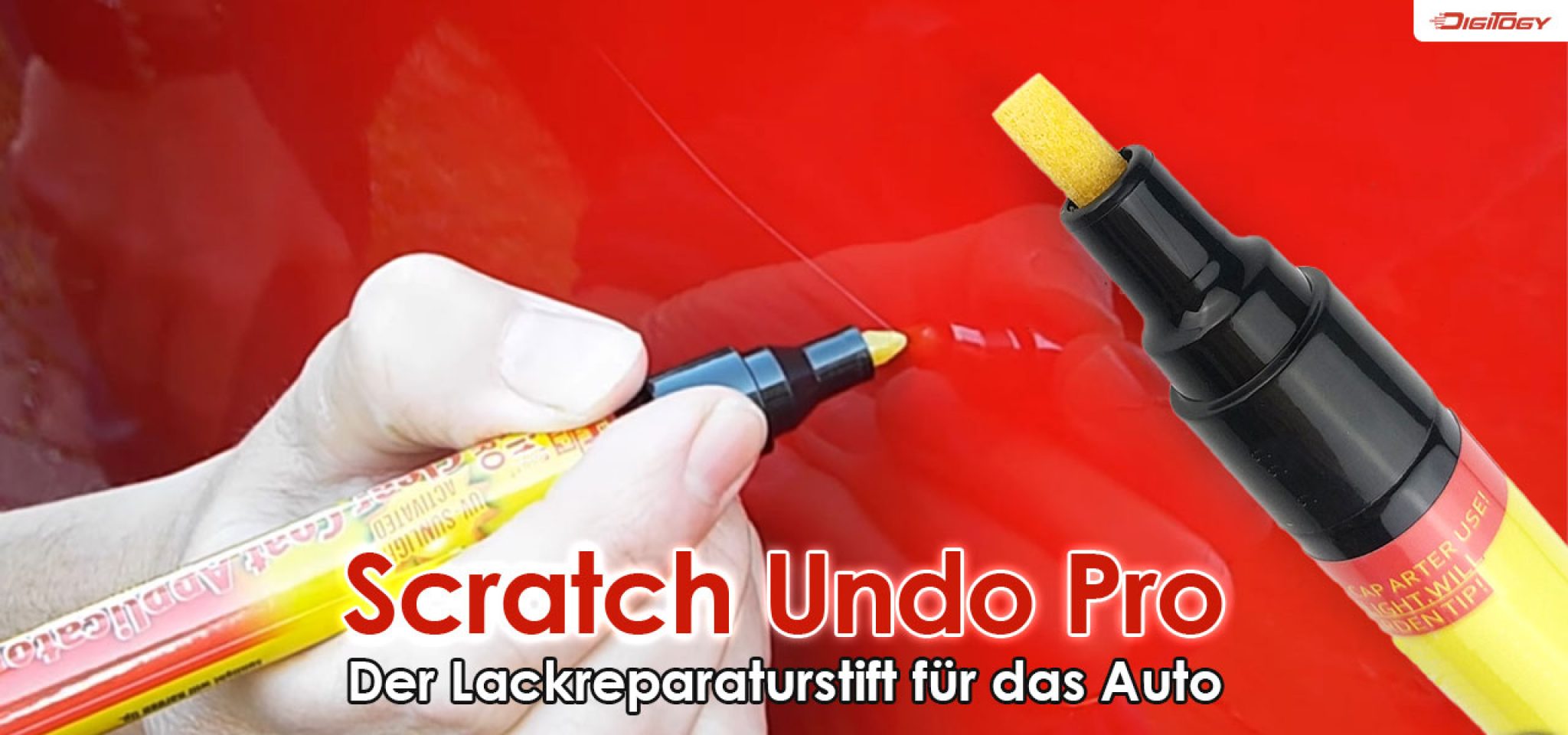 ScratchUndo Pro Im Handumdrehen Kratzer vom Autolack entfernen.