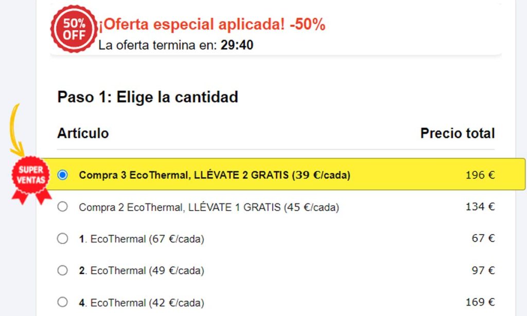 ecothermal opiniones