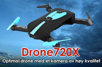 Drone 720X Anmeldelse 2023 – perfekt dronen til lek og arbeid