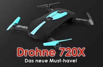 Drone720x Test 2024: Was kann diese super leichte Mini Drohne?