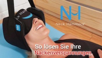 Mit Neck Hammock Hängematte Nackenverspannungen lösen