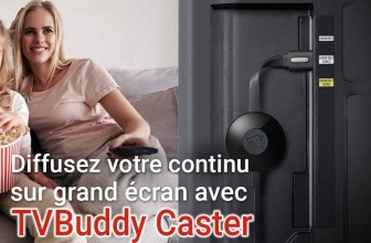 TVBuddy Caster, votre téléphone sur votre télé